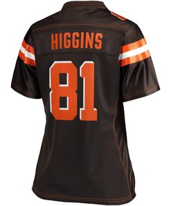 Rashard Higgins Cleveland Browns Nfl Pro Line Womens Player Jersey - Brown - Robokeg