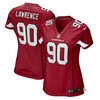 Rashard Lawrence Arizona Cardinals Womens Game Player Jersey - Cardinal Nfl - Robokeg