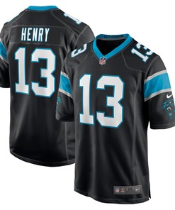 Rashaun Henry Carolina Panthers Game Player Jersey - Black Nfl - Robokeg