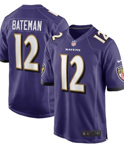 Rashod Bateman Baltimore Ravens Game Jersey - Purple Nfl - Robokeg