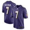 Rashod Bateman Baltimore Ravens Game Player Jersey - Purple Nfl - Robokeg