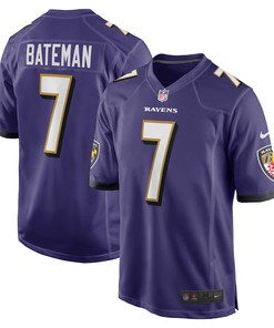 Rashod Bateman Baltimore Ravens Game Player Jersey - Purple Nfl - Robokeg
