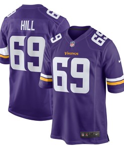 Rashod Hill Minnesota Vikings Game Jersey - Purple Nfl - Robokeg