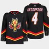 Rasmus Andersson 4 Calgary Flames Black Jersey 2022-23 Blasty Alternate Primegreen - Robokeg
