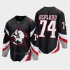 Rasmus Asplund 74 Buffalo Sabres 2022-23 Goathead Third Premier Breakaway Player Black Jersey - Robokeg