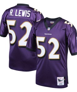 Ray Lewis Baltimore Ravens Mitchell And Ness 2000 Authentic Throwback Retired Player Jersey Purple Nfl - Robokeg