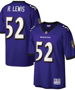 Ray Lewis Baltimore Ravens Mitchell & Ness Big & Tall 2000 Retired Player Replica Jersey - Purple Nfl - Robokeg