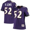 Ray Lewis Baltimore Ravens Mitchell & Ness Womens Legacy Replica Team Jersey - Purple Nfl - Robokeg
