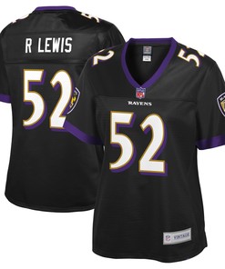 Ray Lewis Baltimore Ravens Nfl Pro Line Womens Retired Player Jersey - Black - Robokeg