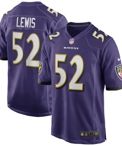 Ray Lewis Baltimore Ravens Nike Game Retired Player Jersey - Purple - Robokeg