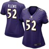 Ray Lewis Baltimore Ravens Nike Womens Game Jersey - Purple - Robokeg