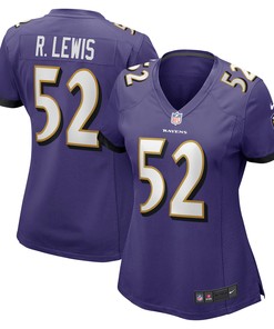 Ray Lewis Baltimore Ravens Womens Game Jersey - Purple Nfl - Robokeg