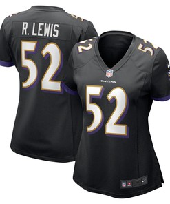 Ray Lewis Baltimore Ravens Womens Retired Player Jersey Black Nfl - Robokeg