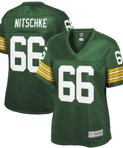Ray Nitschke Green Bay Packers Nfl Pro Line Womens Retired Player Jersey - Green - Robokeg