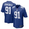 Raymond Johnson Iii New York Giants Game Jersey - Royal Nfl - Robokeg