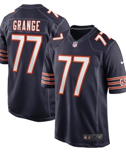 Red Grange Chicago Bears Retired Player Jersey - Navy Nfl - Robokeg