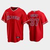 Red Los Angeles Angels Alternate 37 Dylan Bundy Jersey - Robokeg