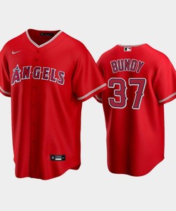 Red Los Angeles Angels Alternate 37 Dylan Bundy Jersey - Robokeg