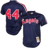 Reggie Jackson California Angels Mitchell & Ness Cooperstown Mesh Batting Practice Jersey - Navy Mlb - Robokeg