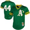 Reggie Jackson Oakland Athletics Mitchell & Ness Cooperstown Mesh Batting Practice Jersey - Green Mlb - Robokeg