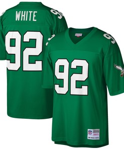 Reggie White Philadelphia Eagles Mitchell & Ness Big & Tall 1990 Retired Player Replica Jersey - Kelly Green Nfl - Robokeg