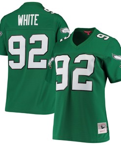 Reggie White Philadelphia Eagles Mitchell & Ness Womens 1990 Legacy Replica Jersey - Kelly Green Nfl - Robokeg