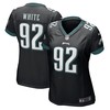 Reggie White Philadelphia Eagles Womens Retired Game Jersey - Black Nfl - Robokeg