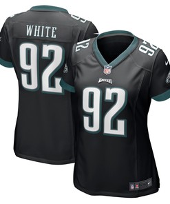 Reggie White Philadelphia Eagles Womens Retired Game Jersey - Black Nfl - Robokeg