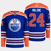 Reid Schaefer 24 Edmonton Oilers Blue Jersey 2022-23 Primegreen Home - Robokeg