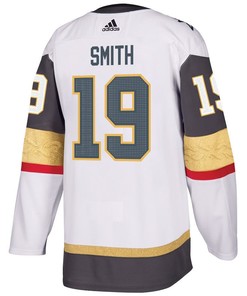 Reilly Smith 19 Vegas Golden Knights Stanley Cup 2023 Champions Patch Away Breakaway Men Jersey - White - Robokeg