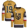 Reilly Smith 19 Vegas Golden Knights Stanley Cup 2023 Champions Patch Home Breakaway Men Jersey - Gold - Robokeg