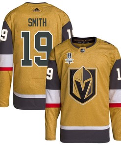 Reilly Smith 19 Vegas Golden Knights Stanley Cup 2023 Final Patch Home Breakaway Men Jersey - Gold - Robokeg