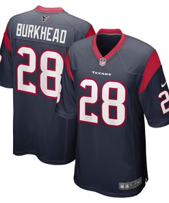 Rex Burkhead Houston Texans Game Player Jersey - Navy Nfl - Robokeg