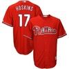 Rhys Hoskins Philadelphia Phillies Cool Base Player Jersey - Red - Robokeg