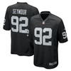 Richard Seymour Las Vegas Raiders Retired Player Game Jersey - Black Nfl - Robokeg