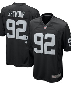 Richard Seymour Las Vegas Raiders Retired Player Game Jersey - Black Nfl - Robokeg