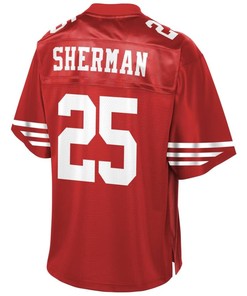 Richard Sherman San Francisco 49ers Nfl Pro Line Youth Team Color Jersey - Scarlet - Robokeg