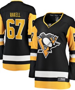 Rickard Rakell Pittsburgh Penguins Womens Fanatics Branded Home Breakaway Player Jersey - Black Nhl - Robokeg