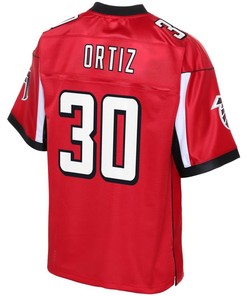Ricky Ortiz Atlanta Falcons Nfl Pro Line Player Jersey - Red - Robokeg