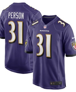 Ricky Person Baltimore Ravens Player Game Jersey - Purple Nfl - Robokeg