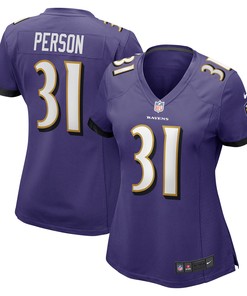 Ricky Person Baltimore Ravens Womens Player Game Jersey - Purple Nfl - Robokeg