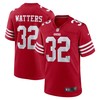 Ricky Watters San Francisco 49ers Retired Player Game Jersey - Scarlet Nfl - Robokeg