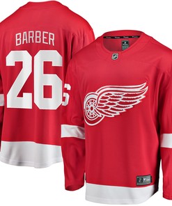 Riley Barber Detroit Red Wings Fanatics Branded Home Breakaway Player Jersey - Red Nhl - Robokeg