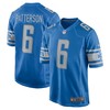 Riley Patterson Detroit Lions Player Game Jersey - Blue Nfl - Robokeg