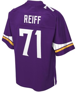 Riley Reiff Minnesota Vikings Nfl Pro Line Team Color Player Jersey - Purple - Robokeg