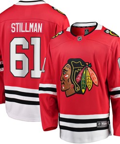 Riley Stillman Chicago Blackhawks Fanatics Branded Home Breakaway Player Jersey - Red Nhl - Robokeg