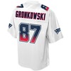 Rob Gronkowski New England Patriots Nfl Pro Line By Fanatics Branded Fade Fashion Jersey - White - Robokeg