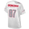 Rob Gronkowski New England Patriots Nfl Pro Line Womens White Out Fashion Jersey - White - Robokeg