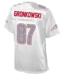 Rob Gronkowski New England Patriots Nfl Pro Line Womens White Out Fashion Jersey - White - Robokeg
