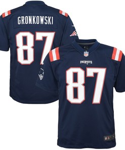 Rob Gronkowski New England Patriots Nike Youth Color Rush Game Jersey - Navy - Robokeg